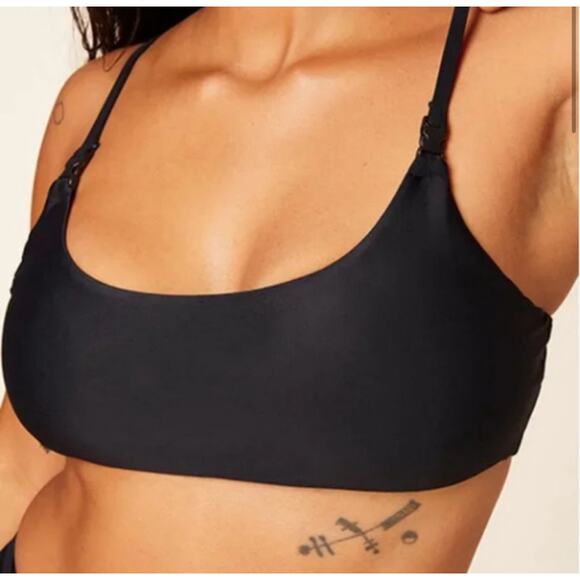 Andie Other - NWT Andie Swim The Riviera Top In Black Size Medium